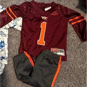 Nike baby Virginia tech Sports Jersey Set